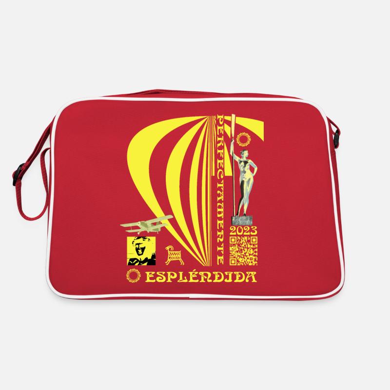 Parfaitement splendide. Jaune. Sac Retro
