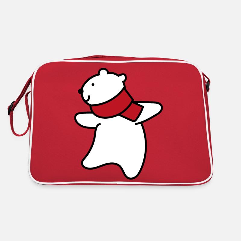 Kleiner Eisbär Retro Tasche