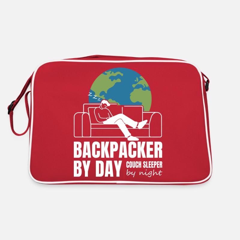 Backpacker le jour Couch Sleeper la nuit Sac Retro
