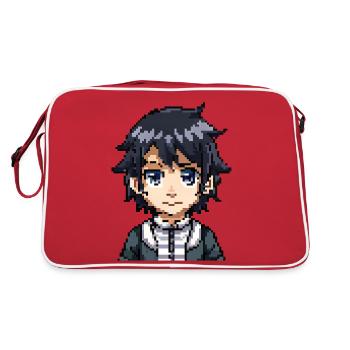 Figurine d’anime en 8 bits - Sac Retro - rouge/blanc - Dos