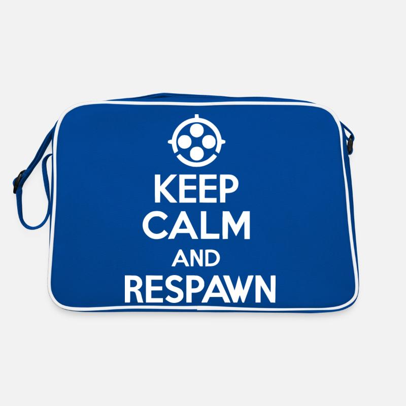 Keep Calm and Respawn Retro Bag