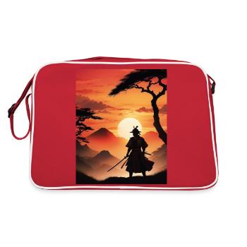 Shadow of the Warrior - Retro Bag - red/white - Back
