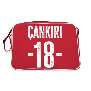 Çankırı 18 – Fierté de la tradition et de la communauté - Sac Retro - rouge/blanc - Dos