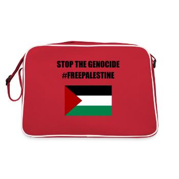 Free Palestine - Retro Bag - red/white - Back