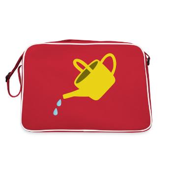 Watering Can - Retro Bag - red/white - Back