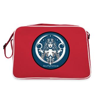 Feminist Goddess - Retro Bag - red/white - Back