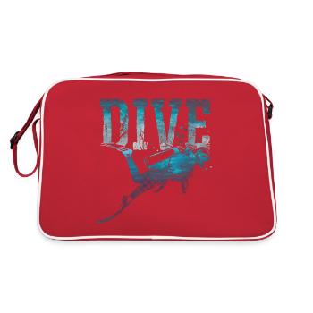 23F 0311 bk - Retro Bag - red/white - Back