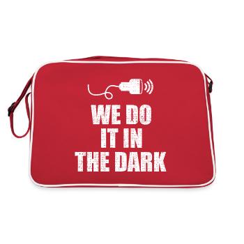 Ultraschall Techniker Sonograph Sonographie - Retro Tasche - Rot/Weiß - Hinten