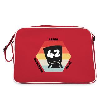 Answer 42 - Retro Bag - red/white - Back