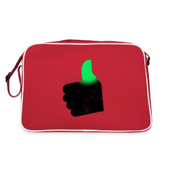 Garden green thumb - Retro Bag - red/white - Back