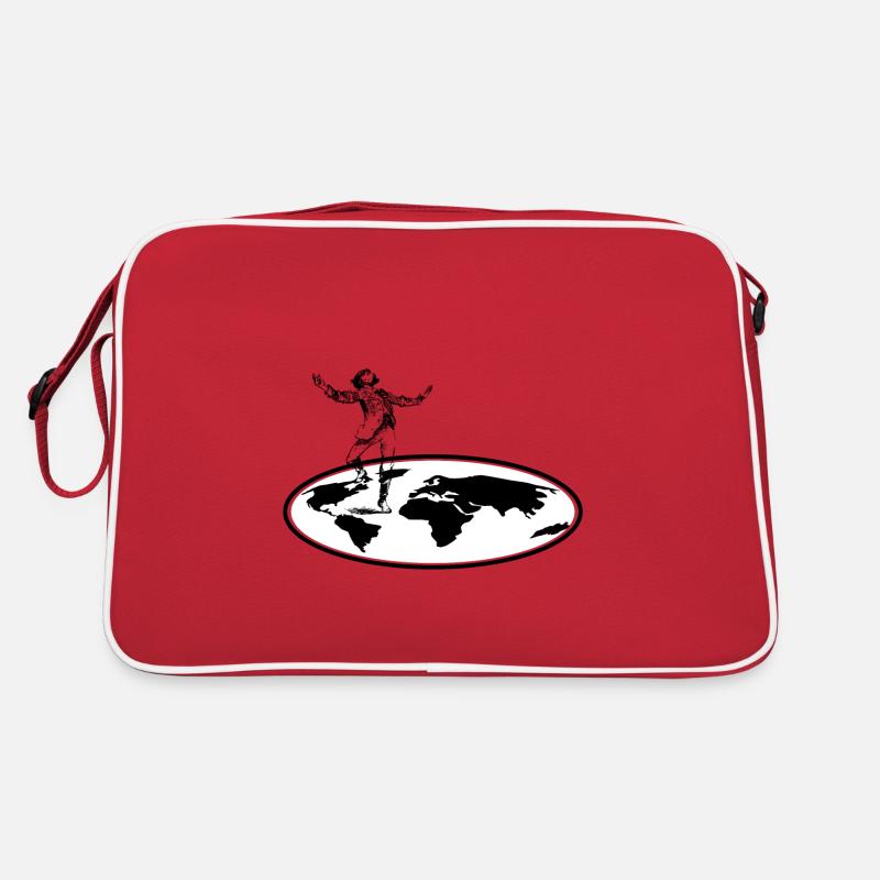 Flat Earth Retro Bag
