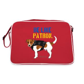 Patron Jack Russell Terrier - Retro Bag - red/white - Back