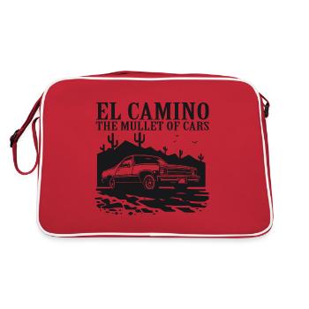 El Camino The Mullet of Cars - Retro Bag - red/white - Back