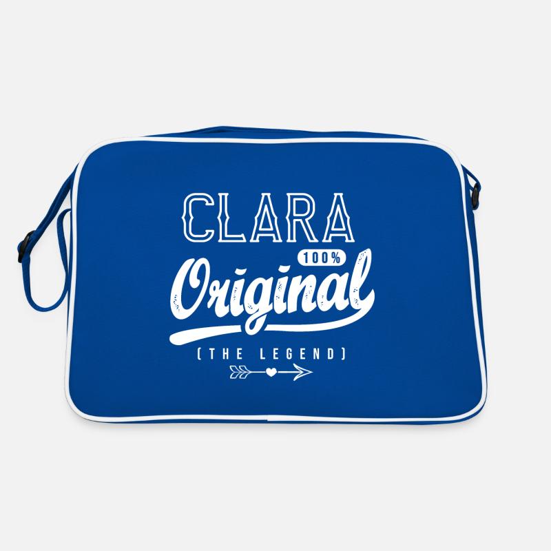 CLARA gift personalized t-shirt first name clara Retro Bag
