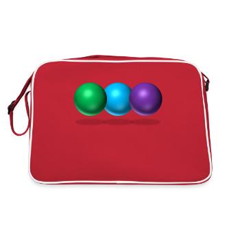 Balls - Retro Bag - red/white - Back