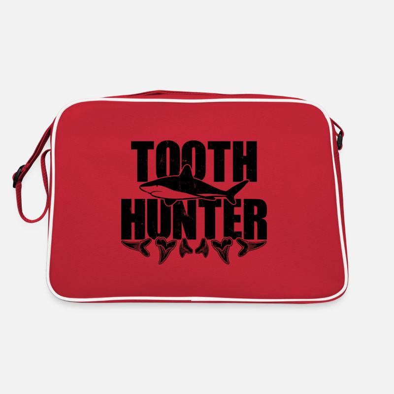 Tooth Hunter - Les dents de requin recueillent les dents de requin Sac Retro