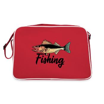 Pêche pêche pêche - Sac Retro - rouge/blanc - Dos