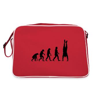 Handstand Evolution - Retro Tasche - Rot/Weiß - Hinten