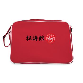 Logo de Karaté Shotokan Tiger - Sac Retro - rouge/blanc - Dos