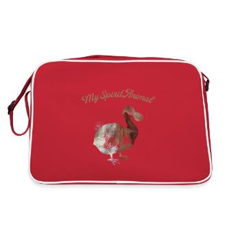Dodo - Sac Retro - rouge/blanc - Dos
