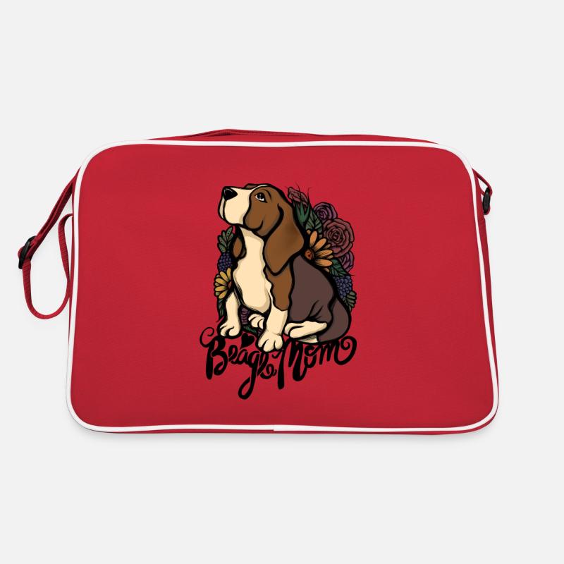 Beagle Mama Retro Tasche