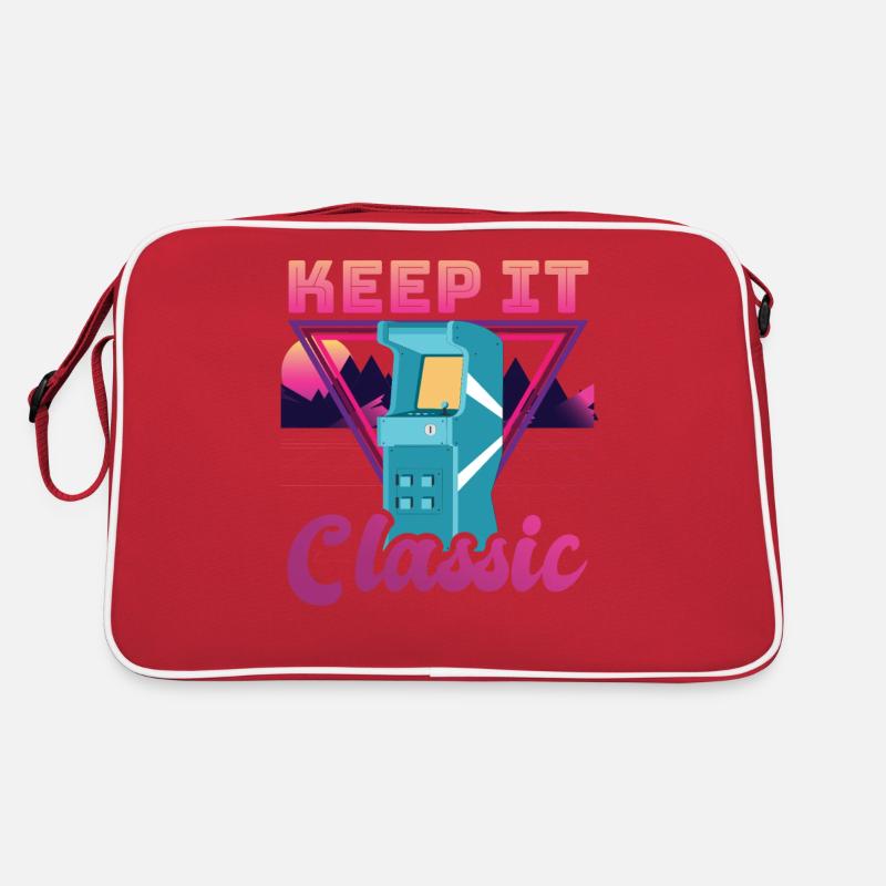 Keep It Classic - Retro 90er Arcade-Spiele Retro Tasche