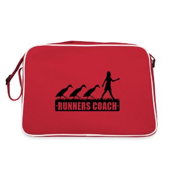 Running Duck Coach Manager Laufenten Duck Keeper - Sac Retro - rouge/blanc - Dos