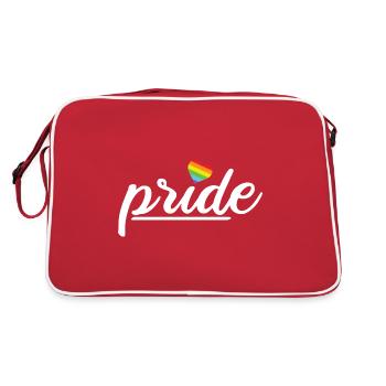 Gay Queer Gay gay Gay Queer Love Pride - Retro Bag - red/white - Back