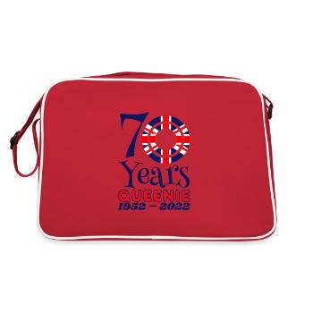 The Queens Platinum Jubilee 2022 | UK - Retro Bag - red/white - Back