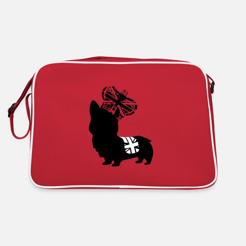 The Queens Platinum Jubilee Corgi Emoji Retro Bag