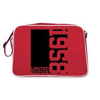 LIMITED EDITION 1958 68TH BIRTHDAY - Retro Bag - red/white - Back