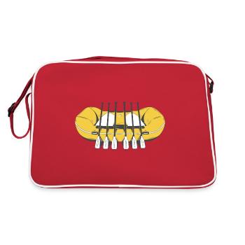Rafting BoatIng Mountains White Water Boating - Retro Bag - red/white - Back