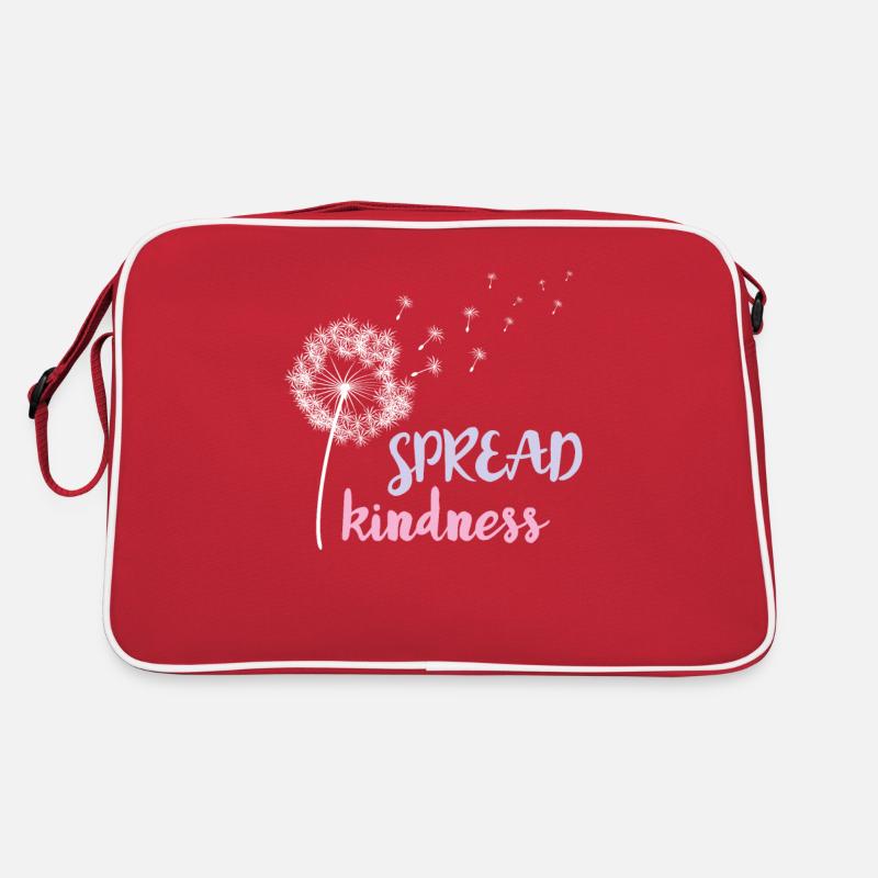 Kindness Message Choose Kindness Quote Retro Bag