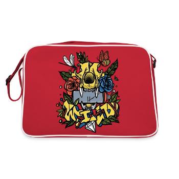 wild - Sac Retro - rouge/blanc - Dos