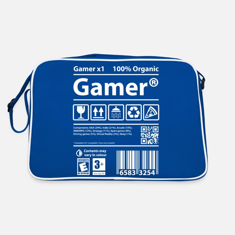 Gamer barcode V2 Retro Bag