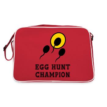 CHAMPION DE LA CHASSE AUX ŒUFS - Sac Retro - rouge/blanc - Dos