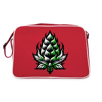 Hops and barley | Beer Ingredients - Retro Bag - red/white - Back