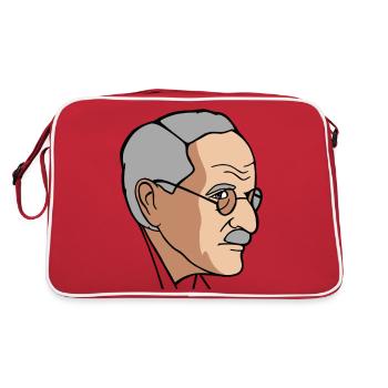 Jungian - Carl Gustav Jung - Édition Portrait - Sac Retro - rouge/blanc - Dos