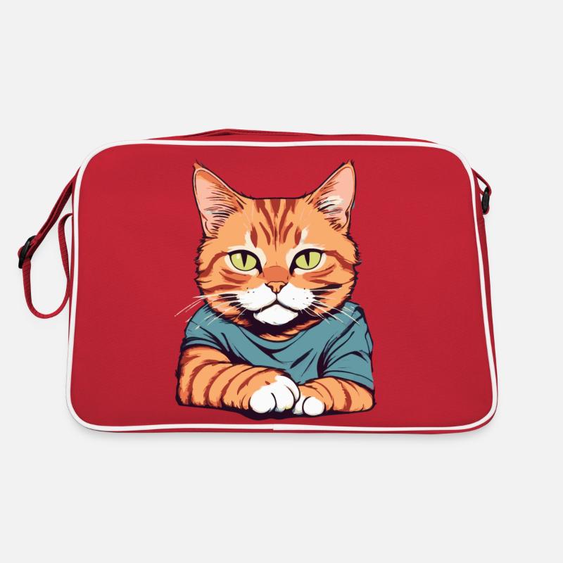 Chat Tigre de compagnie Sac Retro