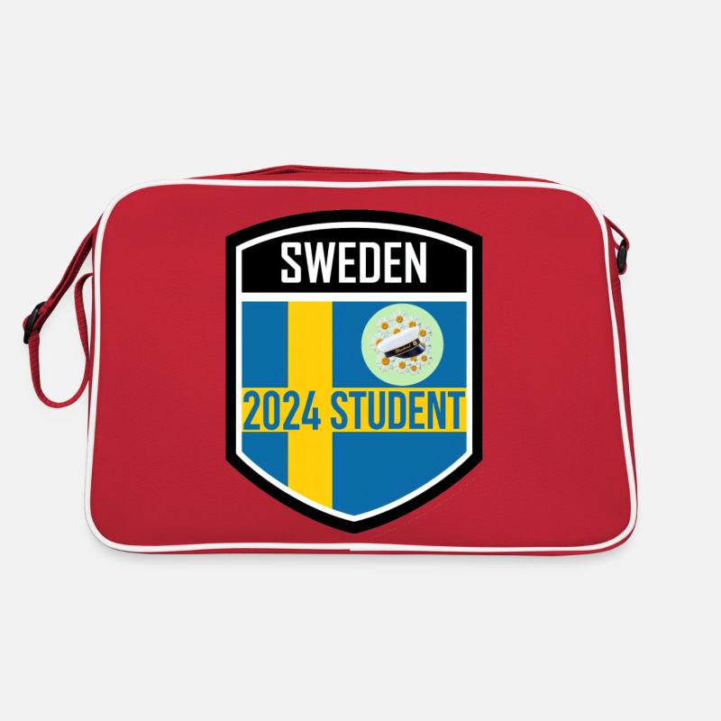 Abschlussfeier 2024 Abiturfeier Retro Tasche