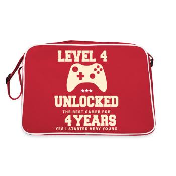 Level 4 Vintage Anniversaire Vintage Rétro - Sac Retro - rouge/blanc - Dos