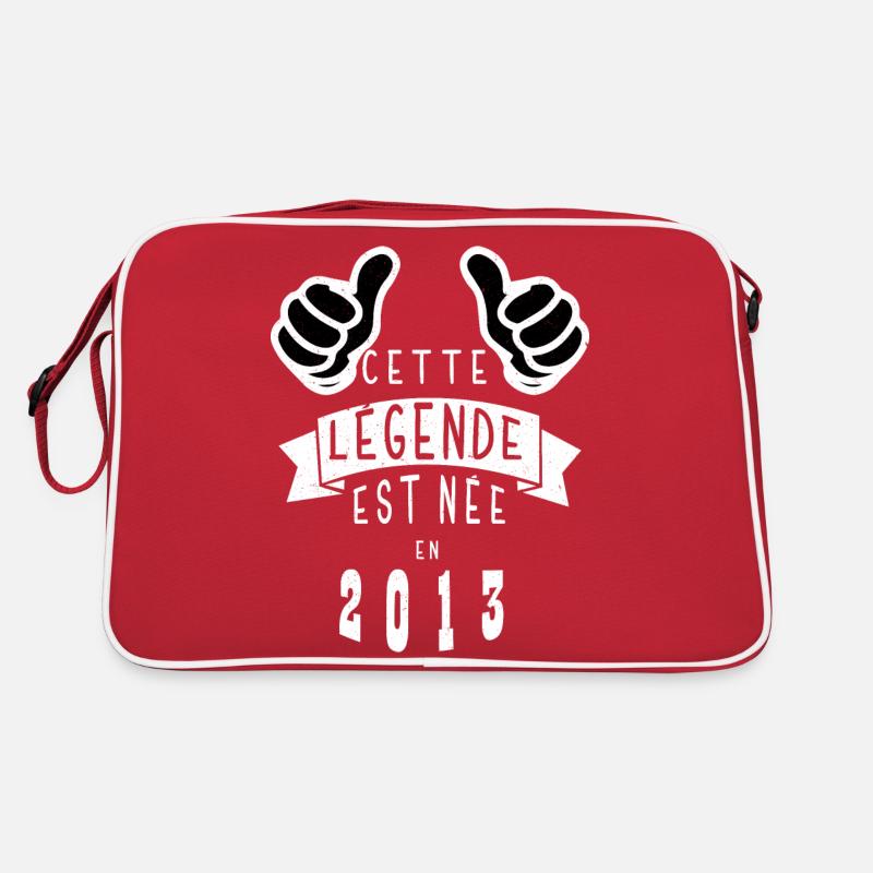 Légende 2013 Authentic 2013 Vintage Bursdag Sac Retro