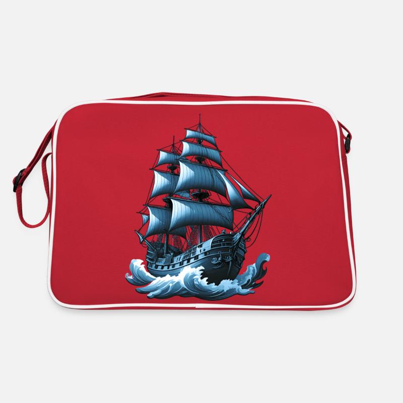 Segelschiff Retro Tasche