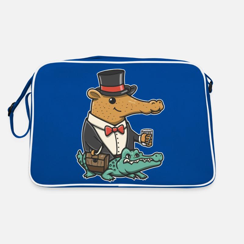 Capybara Dapper Crocodile Retro Bag