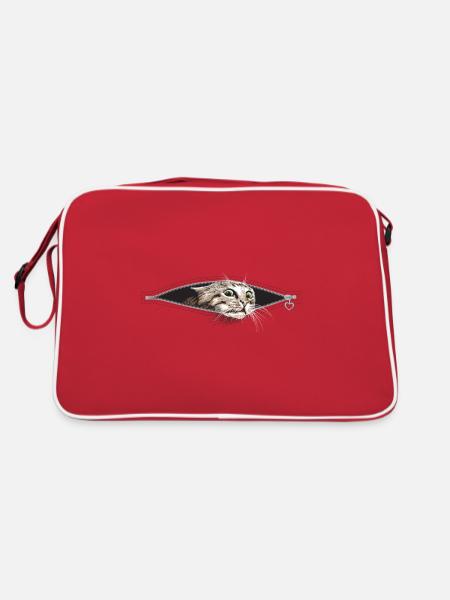 Chat Chats - Sac Retro - rouge/blanc - Dos