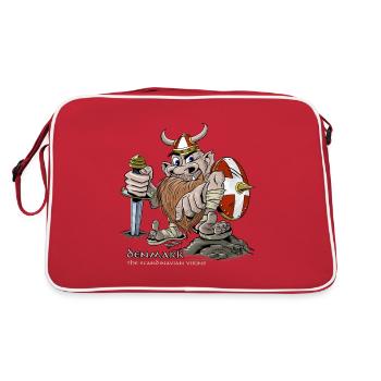 DENMARK ACTION COOL VIKING T SHIRTS AND PRODUCTS - Retro Bag - red/white - Back