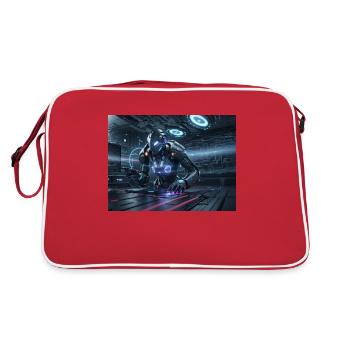 Synthèse de l’avenir de la technologie - Sac Retro - rouge/blanc - Dos