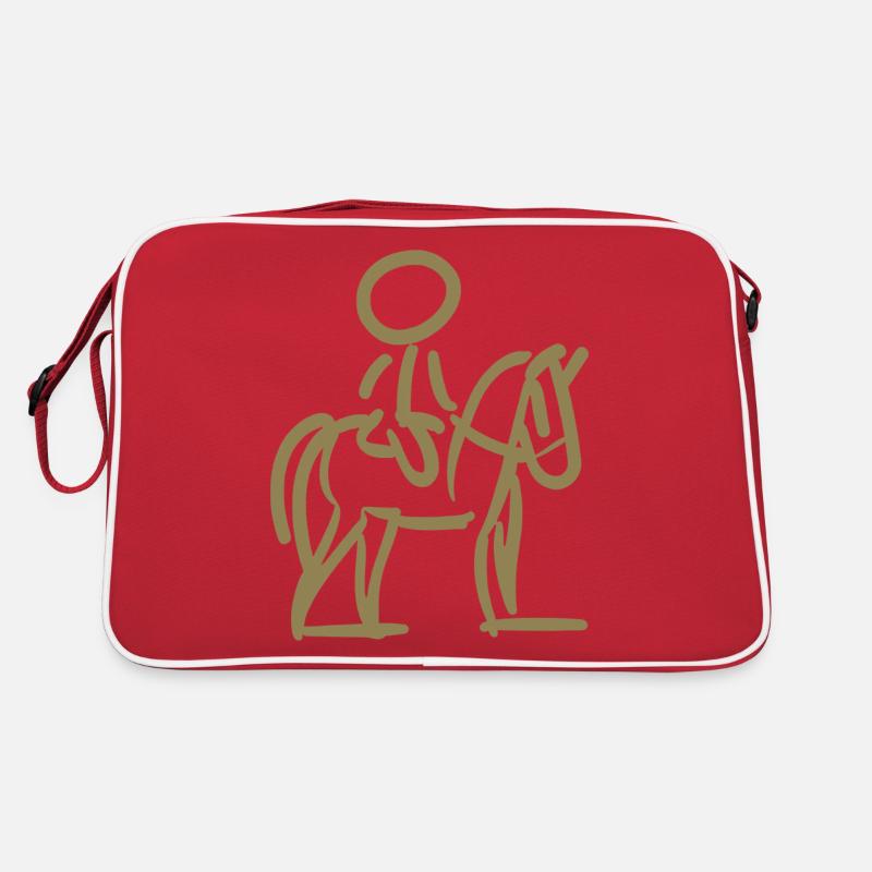 Rider on Perd Minimalist Style Retro Bag