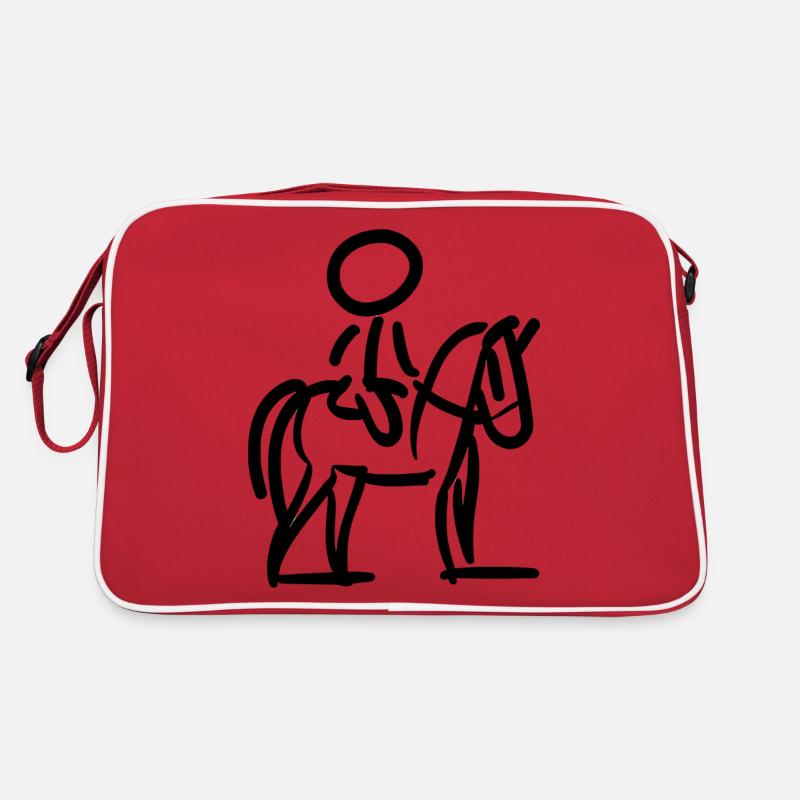 Rider on Perd Minimalist Style Retro Bag