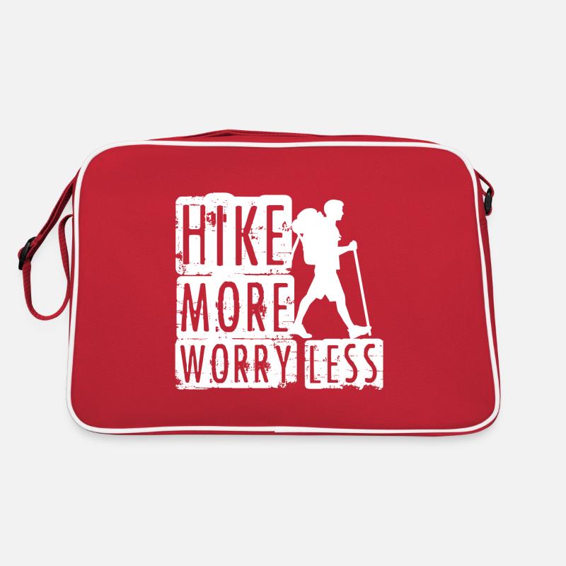 Hike more Worry less Retro Tasche